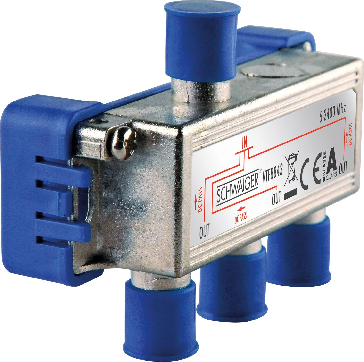 Schwaiger VTF8843 3-fach 8 dB Verteiler