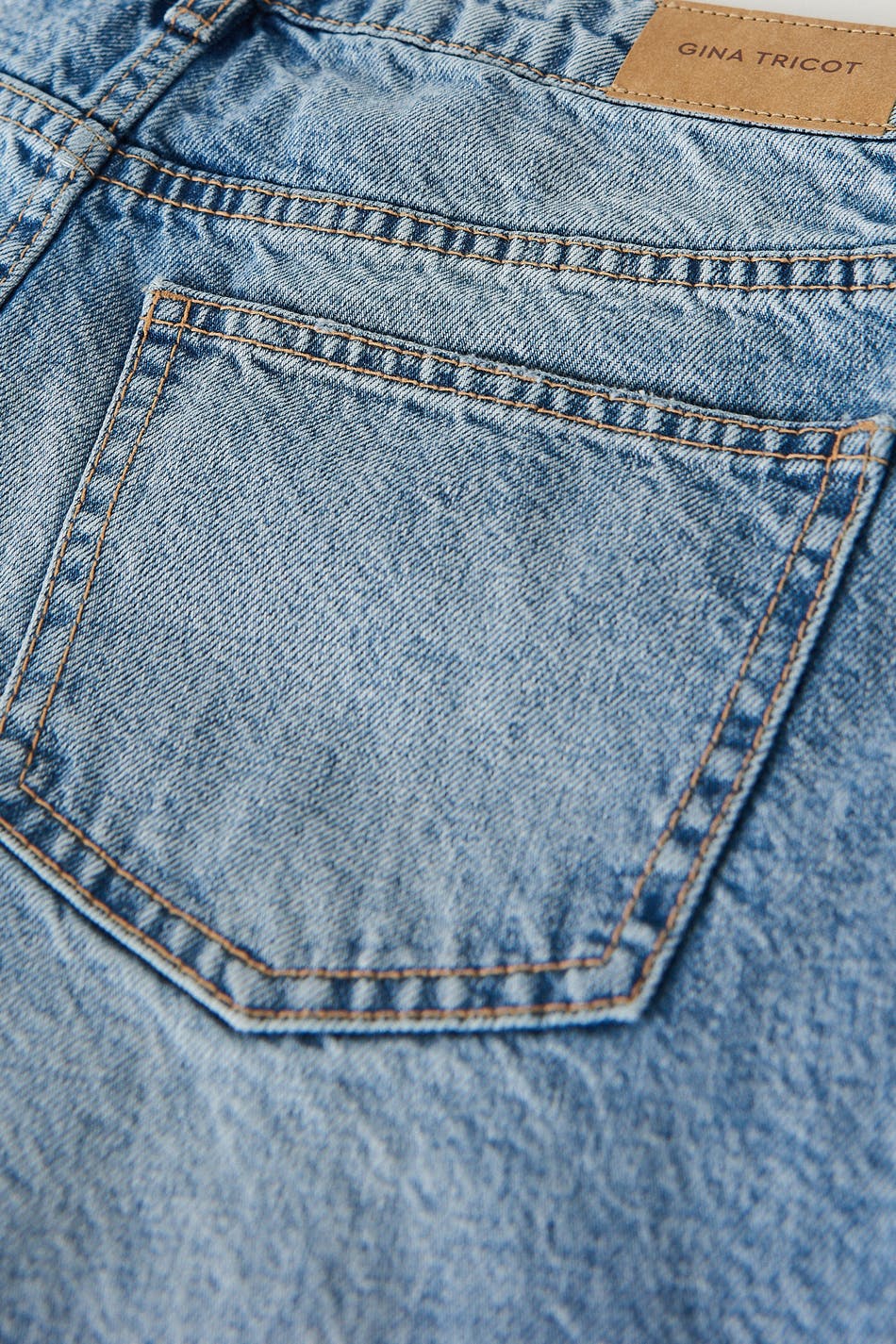I&e low denim shorts