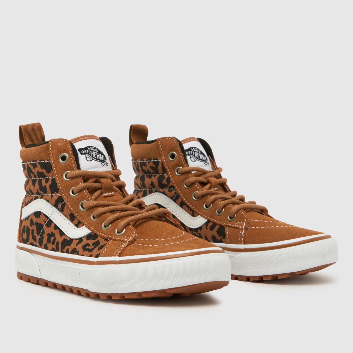 Vans bruna & vita sk8-hi mte-1 flickor junior träningsskor