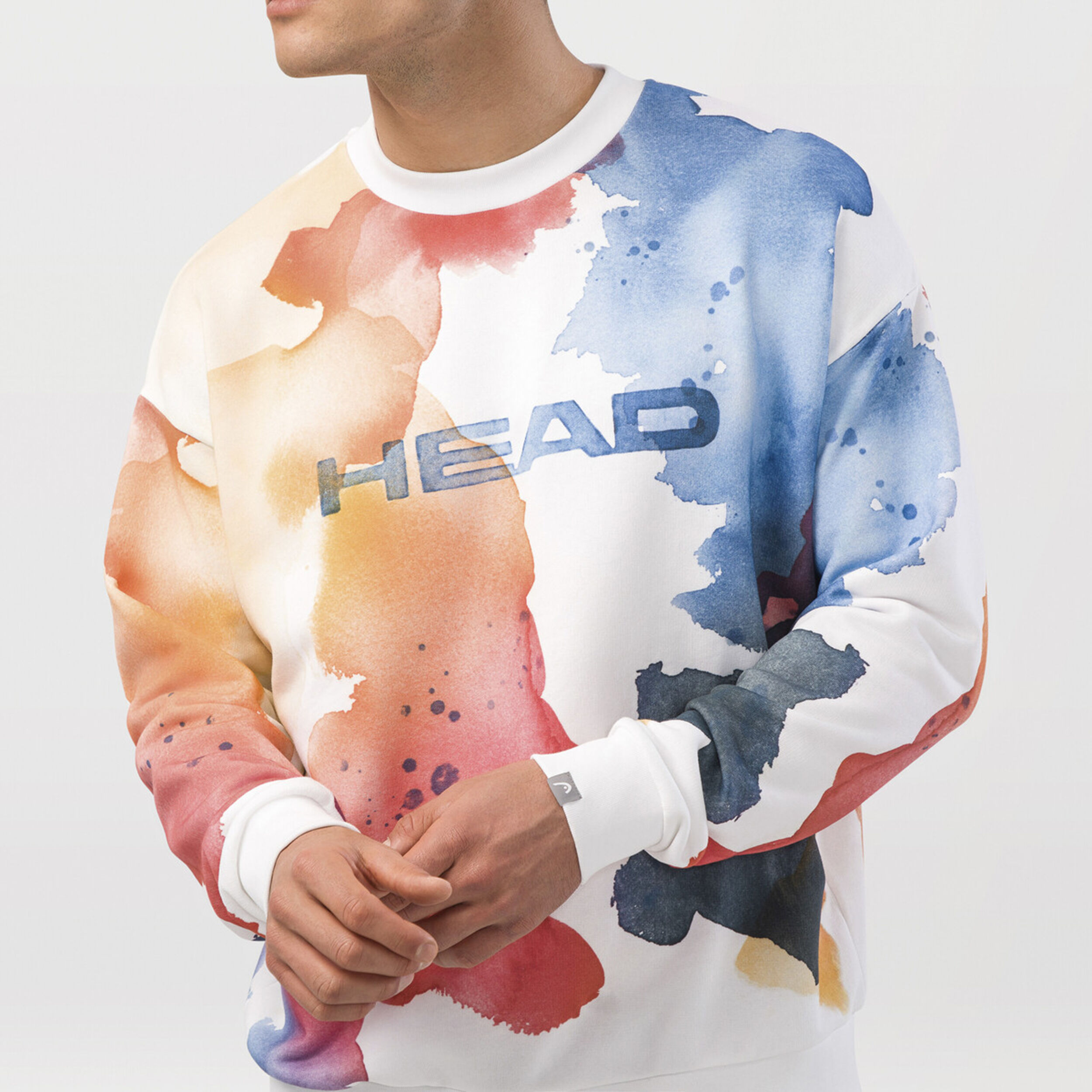 Motion Watercolor Sweatshirt Herren - Mehrfarbig