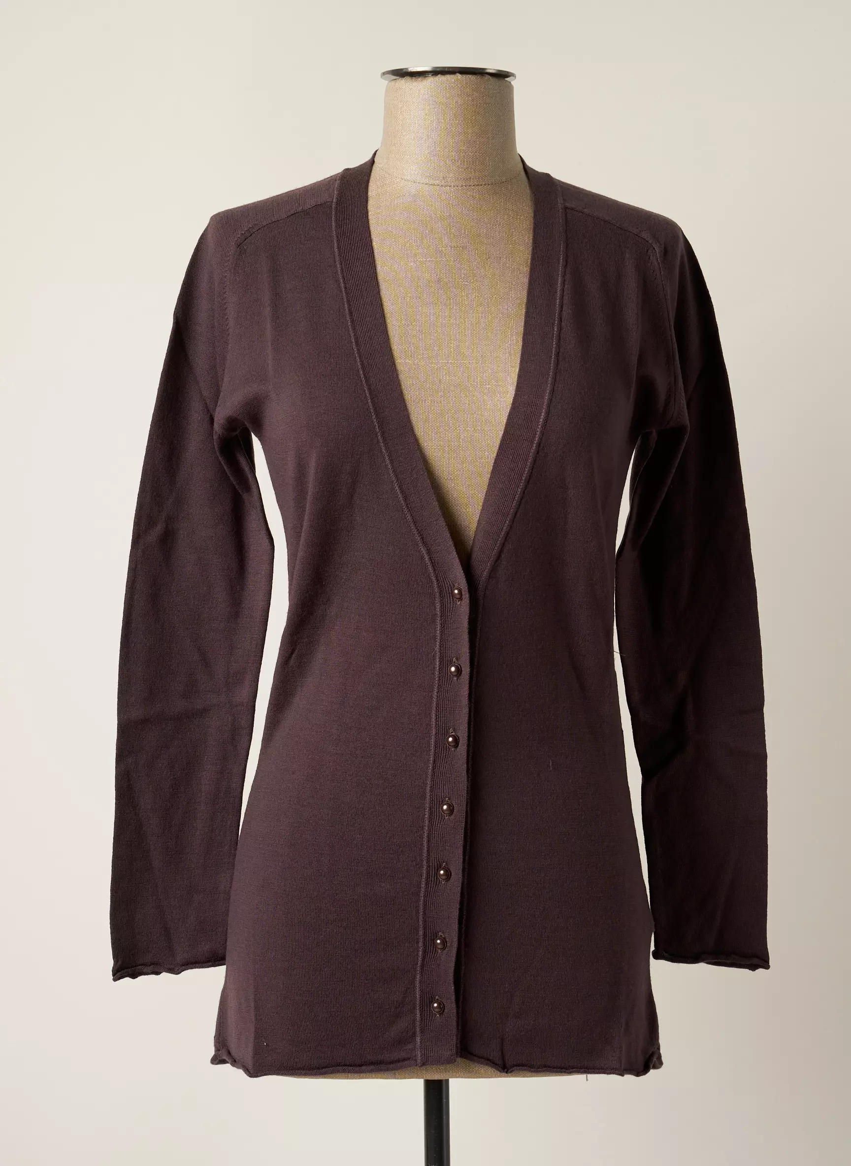 Stefan Green Cardigans Femme couleur violet