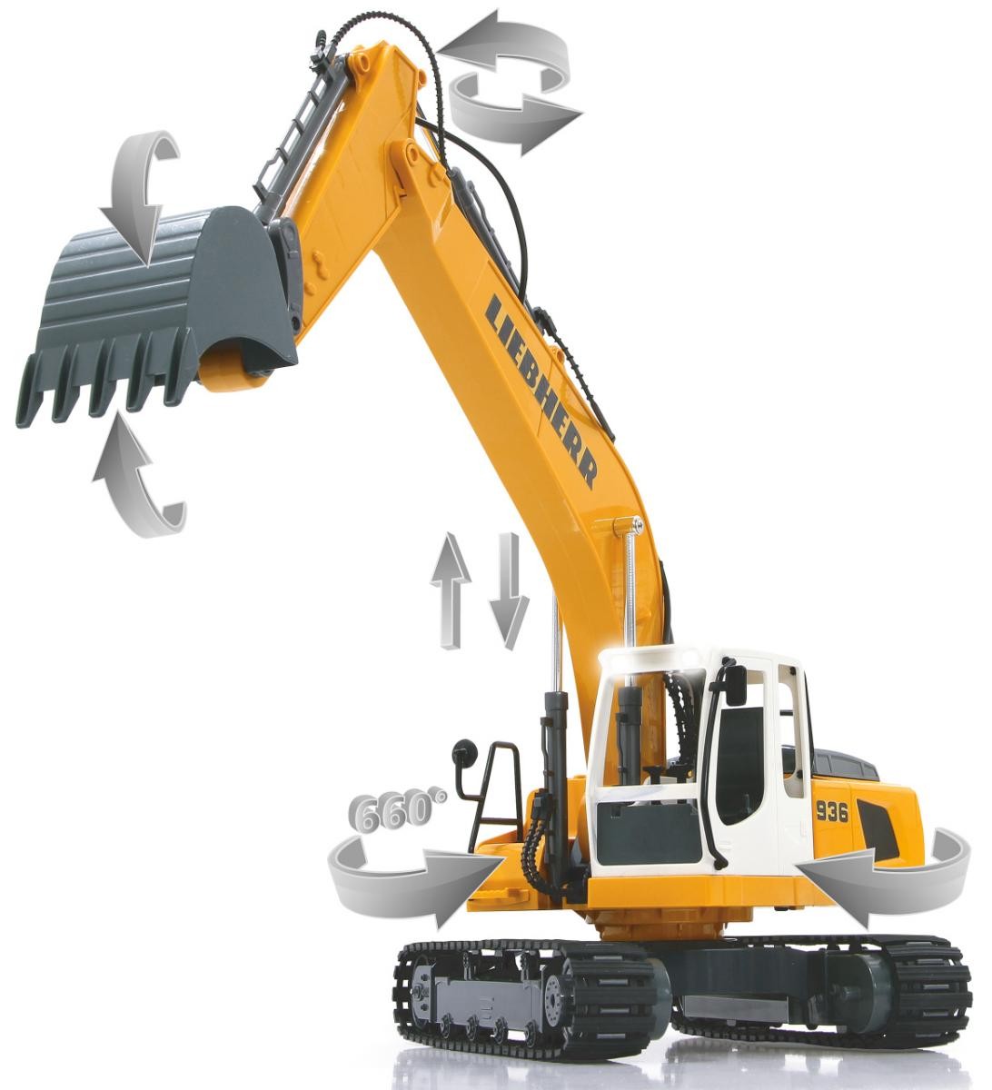 Jamara e.K. Jamara Bagger Liebherr R936 1:20 2,4G