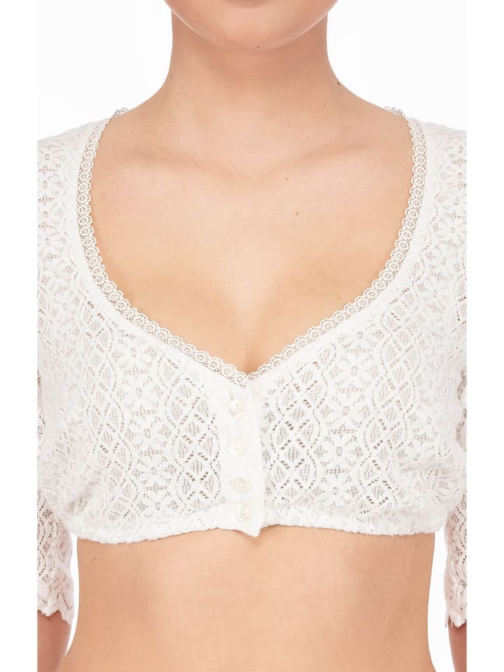 MarJo Dirndlbluse ISI-MARIA in offwhite günstig kaufen