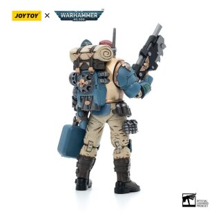 Warhammer 40k Actionfigur 1/18 Astra Militarum Tempestus Scions Command Squad 55th Kappic Eagles Medic 12 cm
