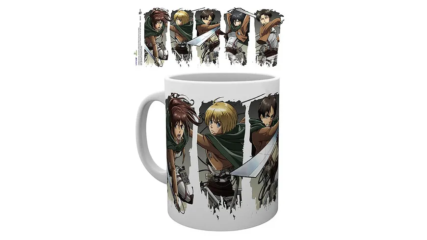ATTACK ON TITAN Character Montage Tasse 320 ml