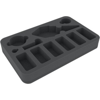Feldherr 40 mm Half-Size Schaumstoff für Dropfleet Commander - Shaltari Schlachtschiff und Fregatten