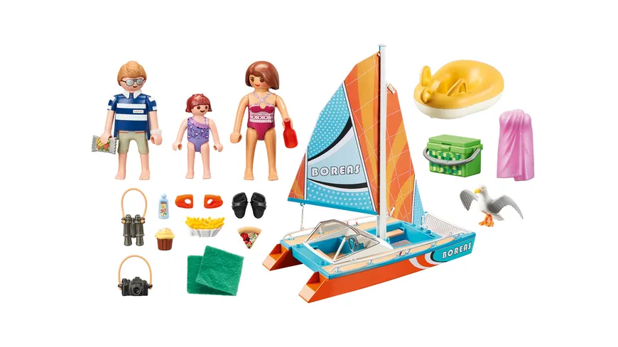 PLAYMOBIL 71043 - Family Fun - Katamaran