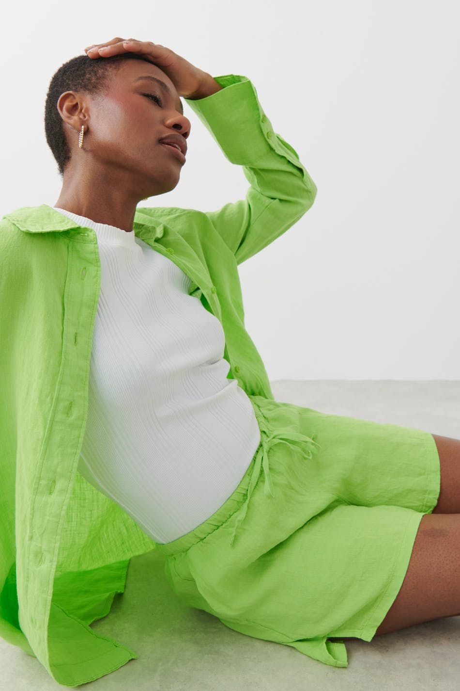 Disa linen shorts