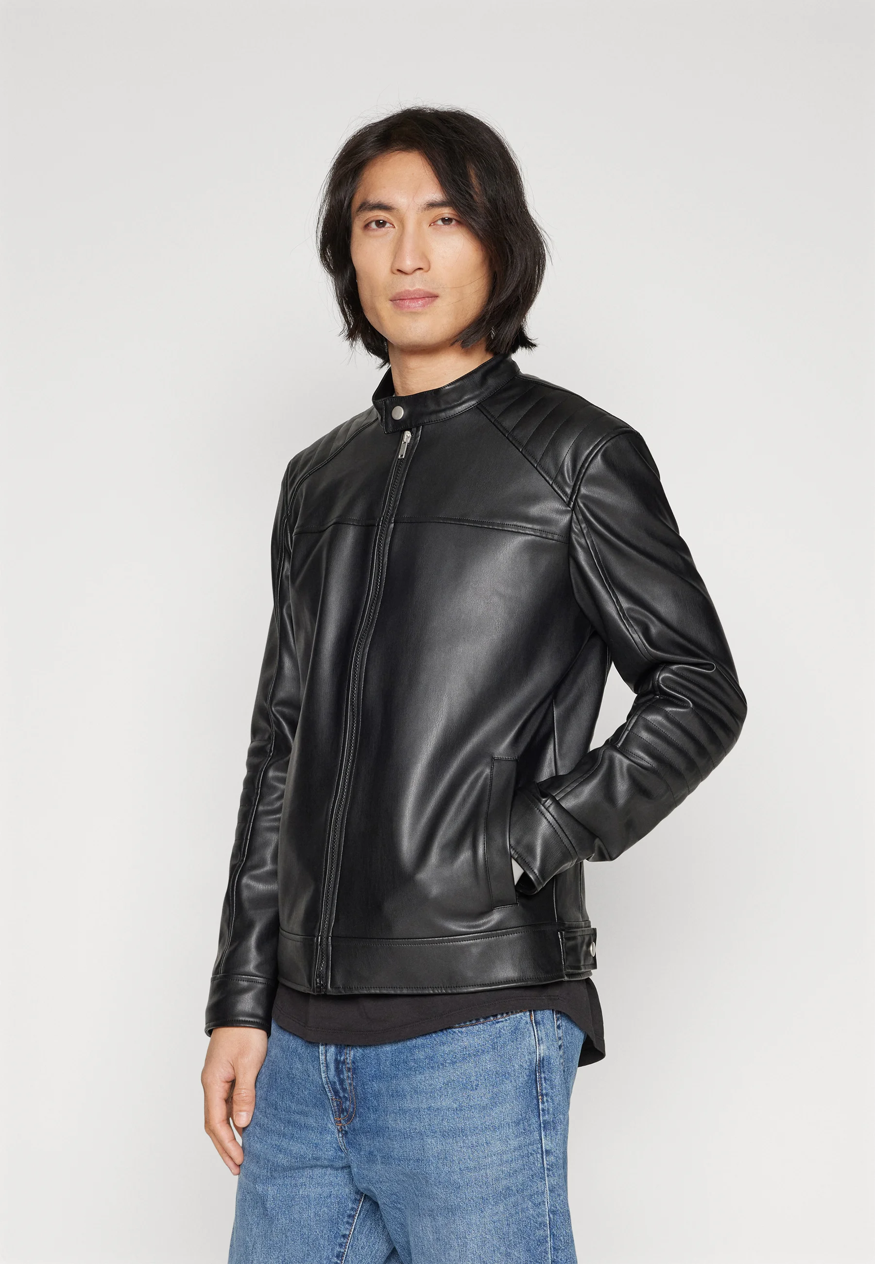 Chaqueta de piel sintética Pier One
