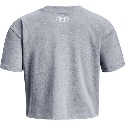 KINDER HEMD UA CROP SPORTSTYLE LOGO SS