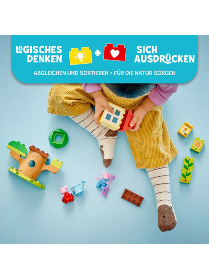 LEGO Bausteineset Duplo Pink Peppas Garten mit Baumhaus, ab 24 Monate günstig kaufen onesize