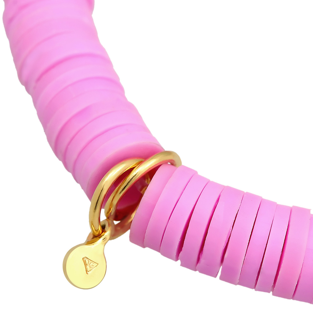 Elli Elli Bracelet Femmes tendance perles multicolores avec coquillage en argent sterl Bracelet