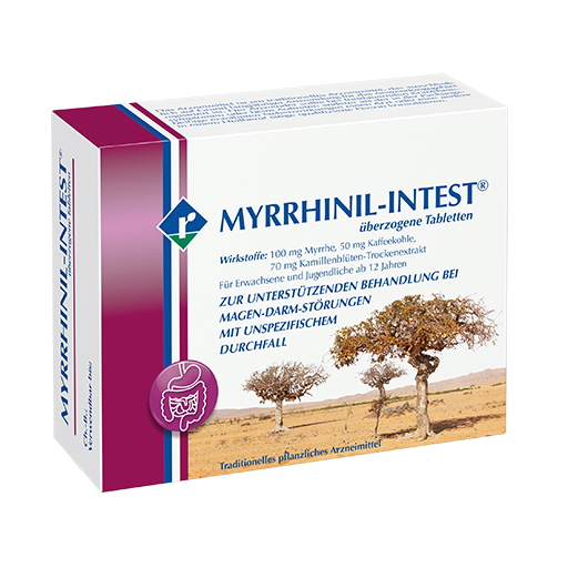 MYRRHINIL INTEST überzogene Tabletten  100 St  Tabletten, überzogen