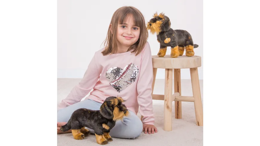 Teddy-Hermann - Collection Hunde Rauhaardackel stehend, 28 cm