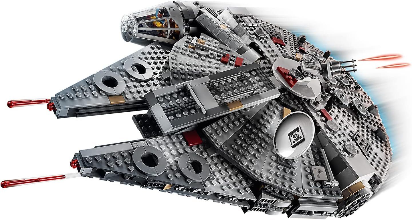 LEGO® Konstruktionsspielsteine Star Wars 75257 Millennium Falcon Raumschiff Bau Set, (Set, 1351 St)