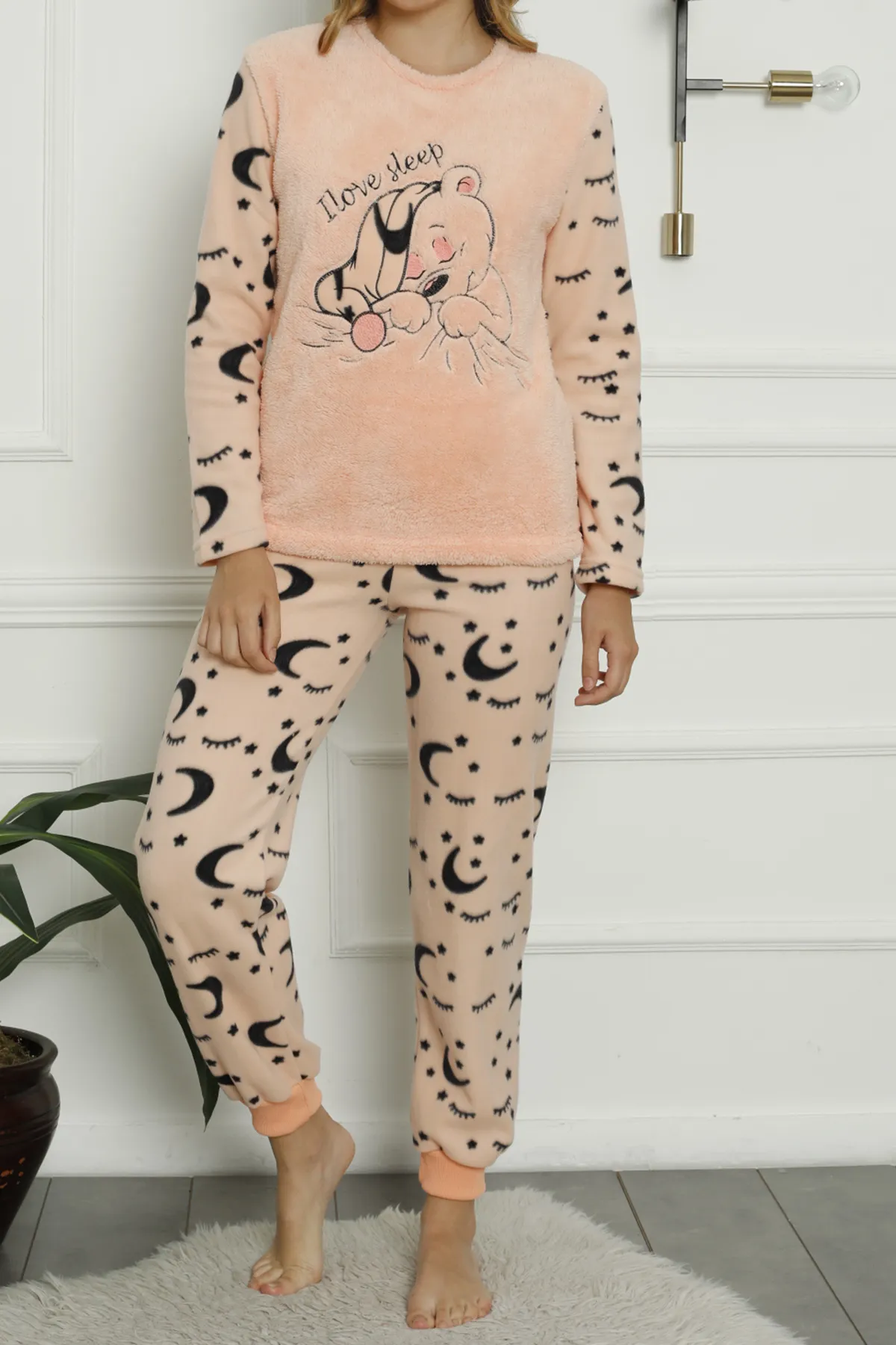 Nicoletta  Plüsch-Pyjama-Set für Damen Welsoft SOMON