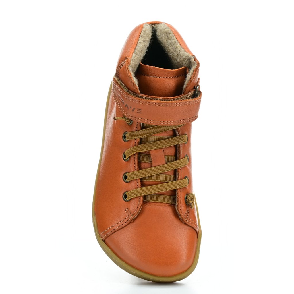 Crave Winfield Cognac gefütterte Barfuß-Stiefeletten