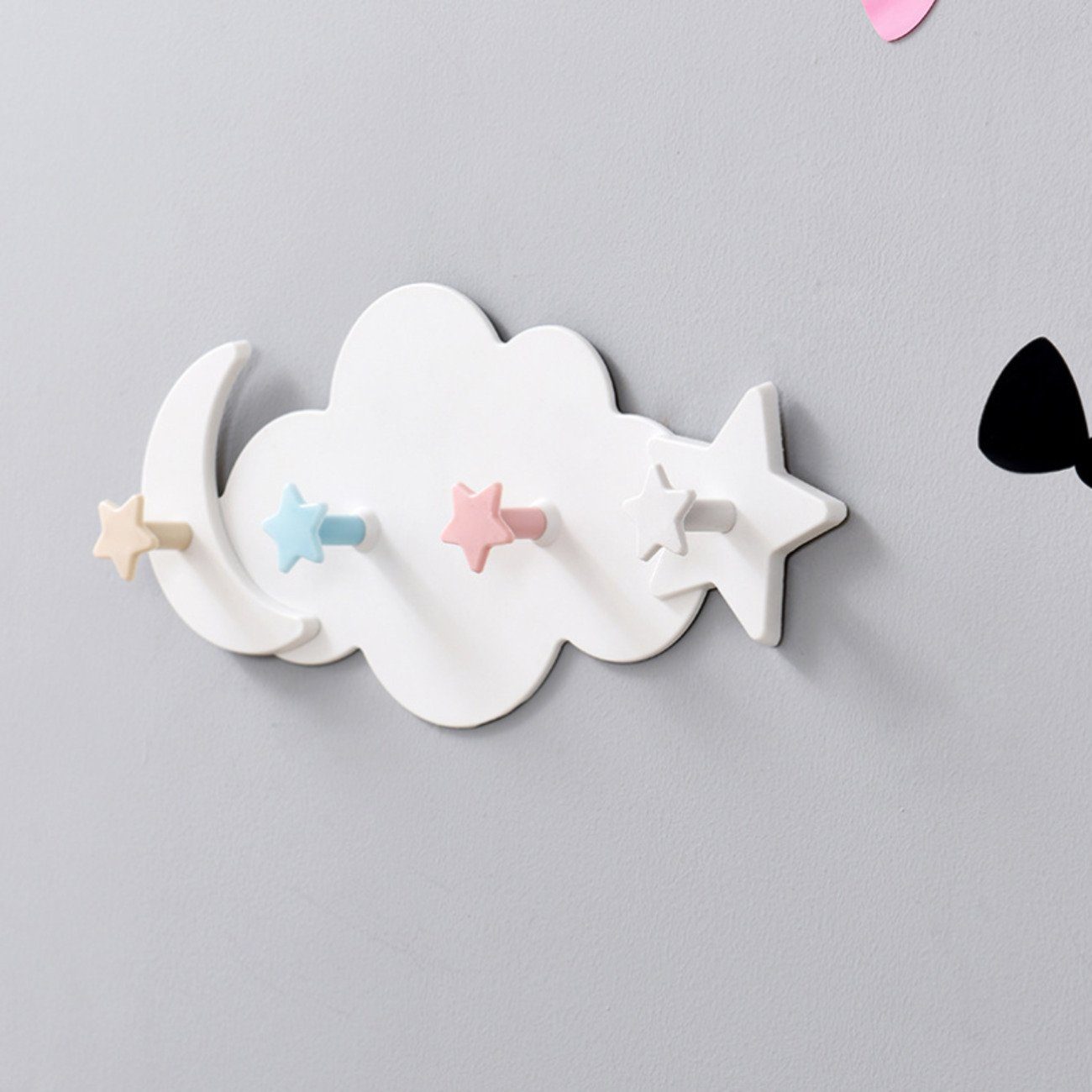 Union Reisen Wandhaken No-Punch-Wolkenhaken zur Wandmontage, (1-St)