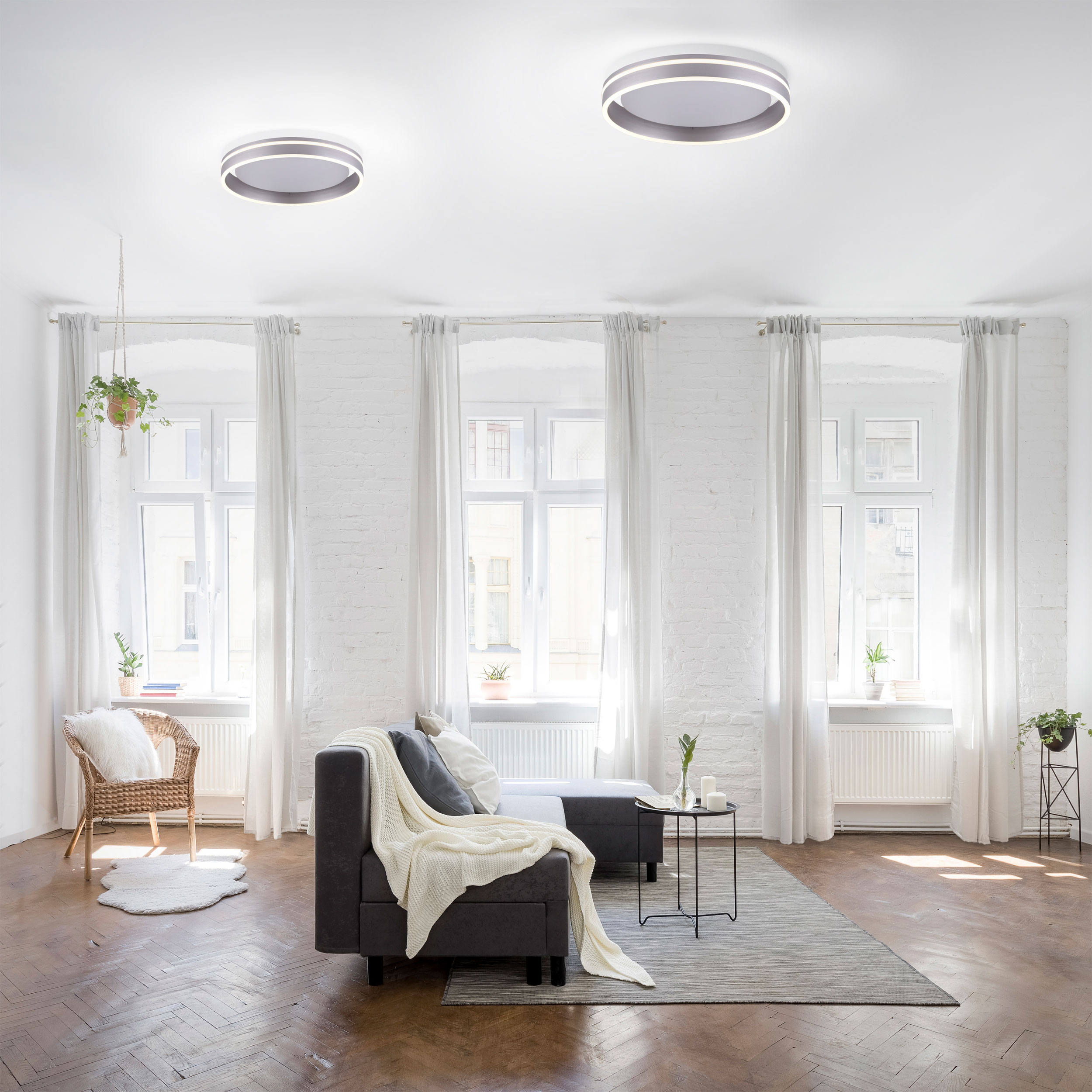 QLED-Deckenleuchte 1flg