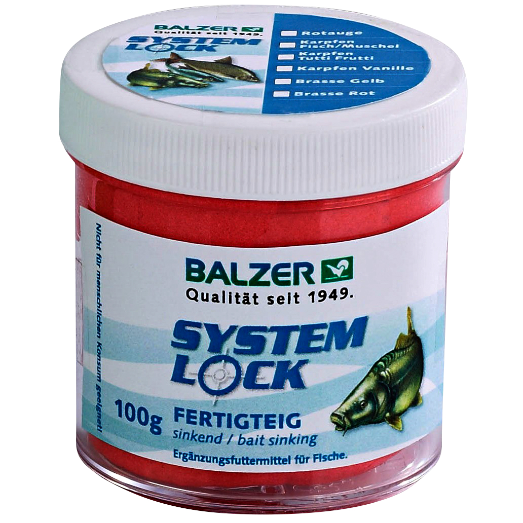 Balzer Fertigteig System Lock (Karpfen/Schleie, Tutti Frutti)