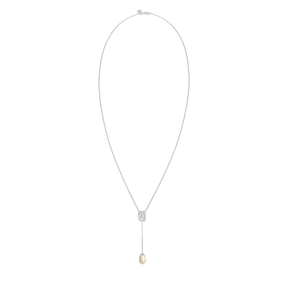 Elli PREMIUM Elli PREMIUM Collier Collar en Y para damas Colgante Barroco orgánico intemporal  collier
