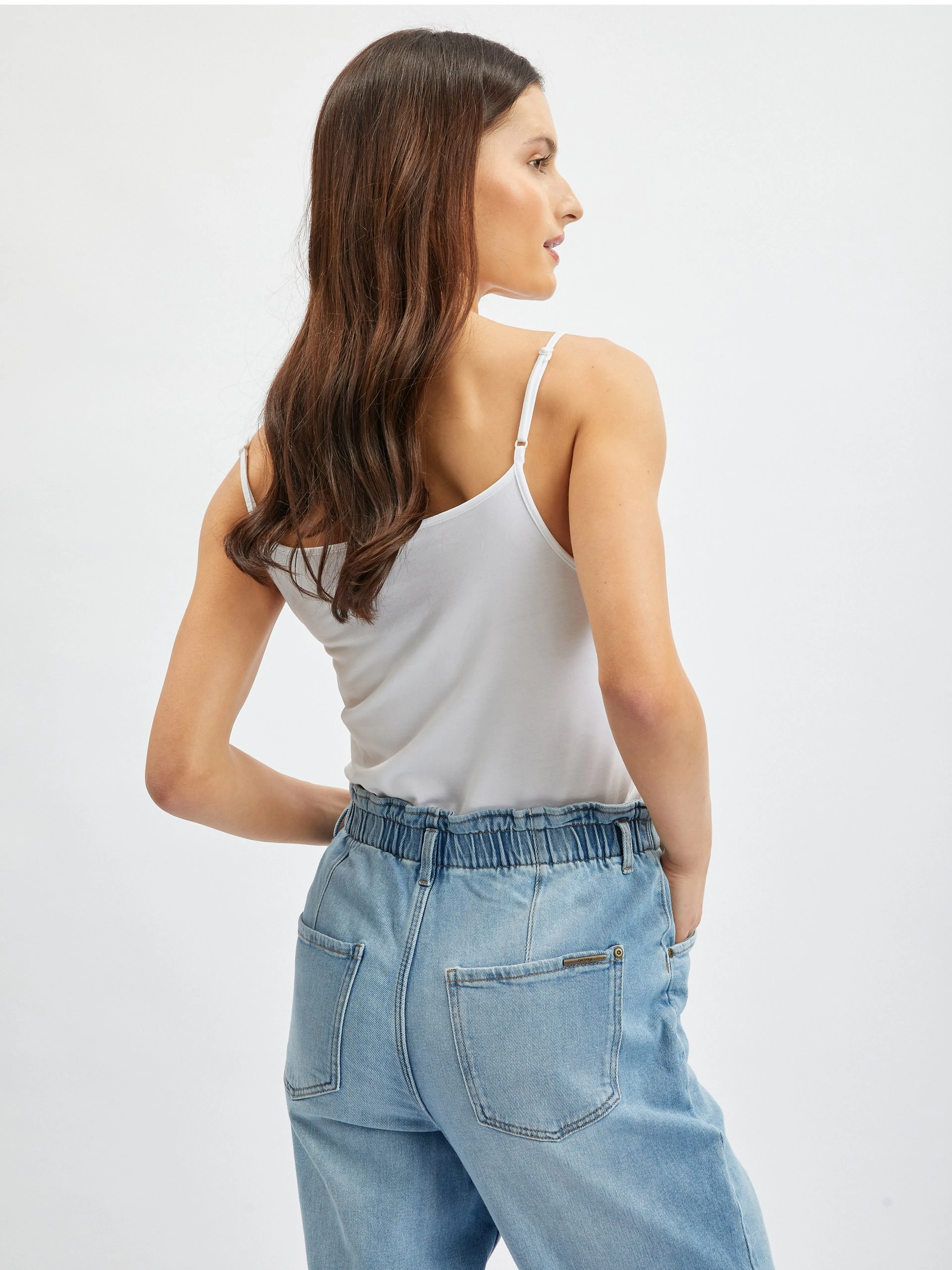 Hellblaue Damen-Boyfriend-Jeans ORSAY