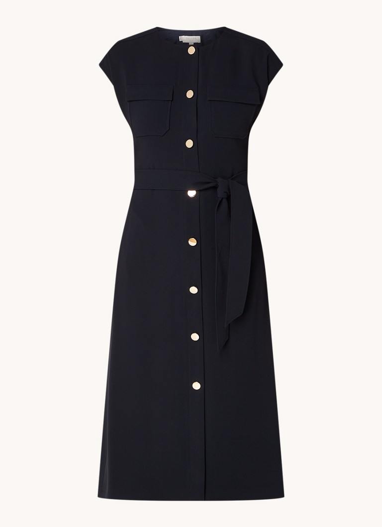 Abito chemisier midi Hobbs Tania con cintura da annodare
