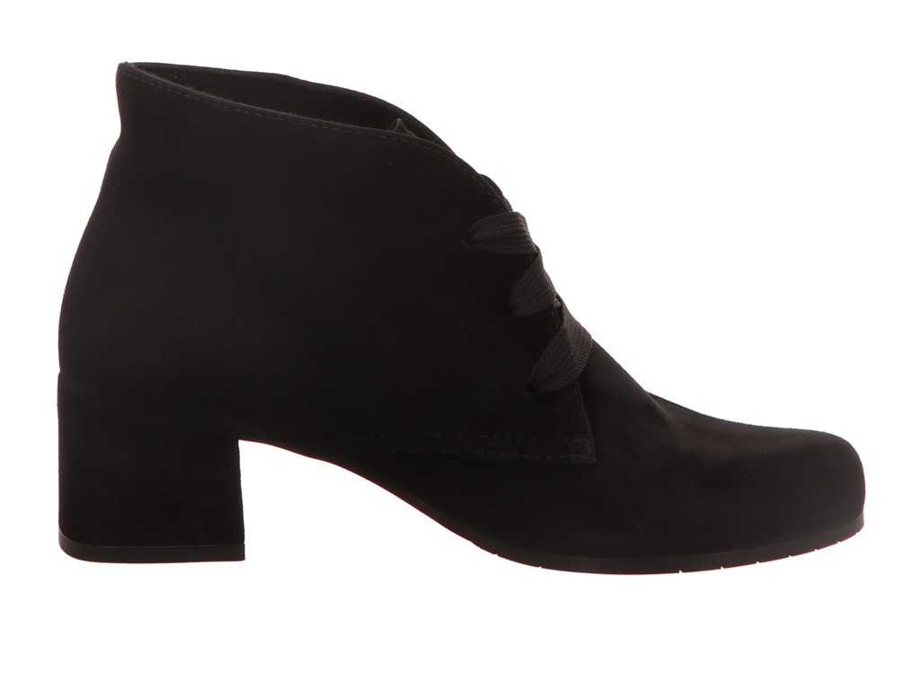 SEMLER Schnür-Stiefeletten schwarz SAMT-CHEVRO