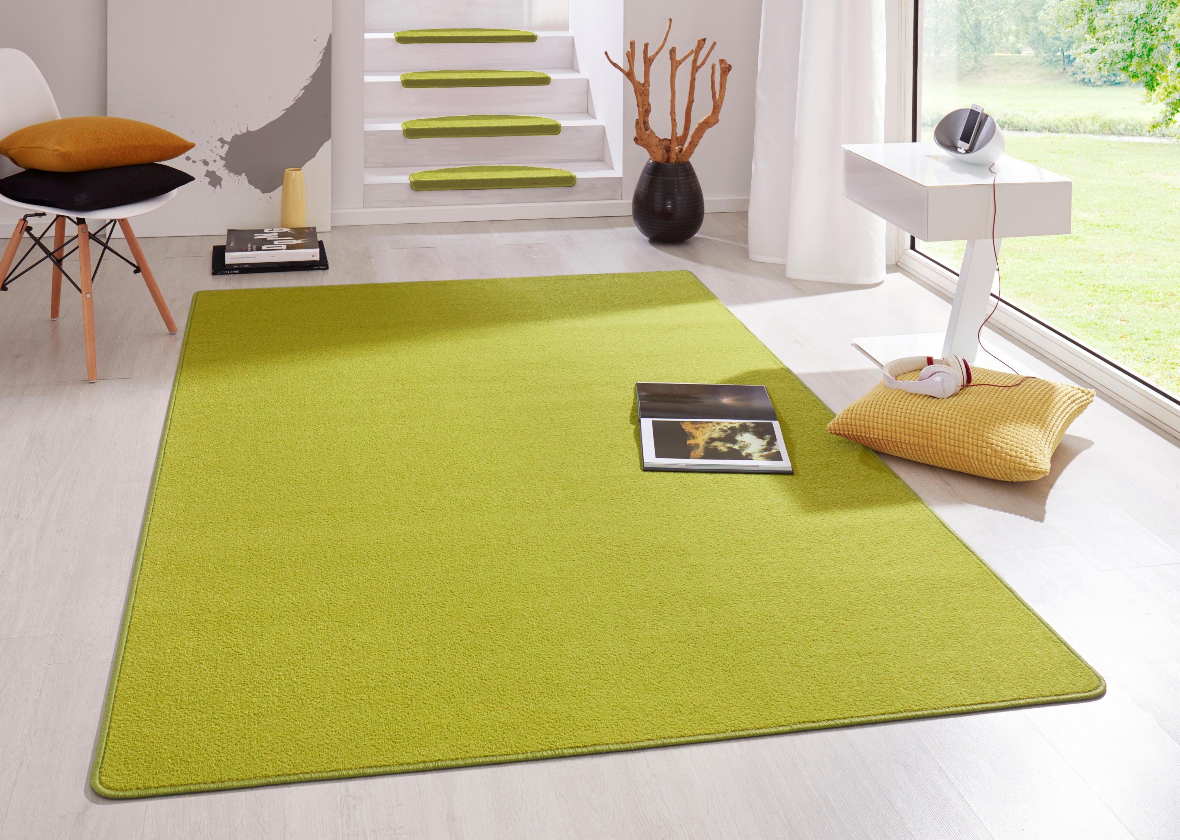 Teppich Fancy, HANSE Home, rechteckig, Höhe: 7 mm, Kurzflor, weich, uni, gekettelt, Wohnzimmer, Schlafzimmer, Esszimmer