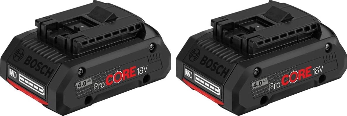 Bosch Blue Accessories 1600A01BA3 Starter Set 18V Advanced - 2 x ProCORE 18V 4.0Ah Battery + GAL 18V-40 Charger