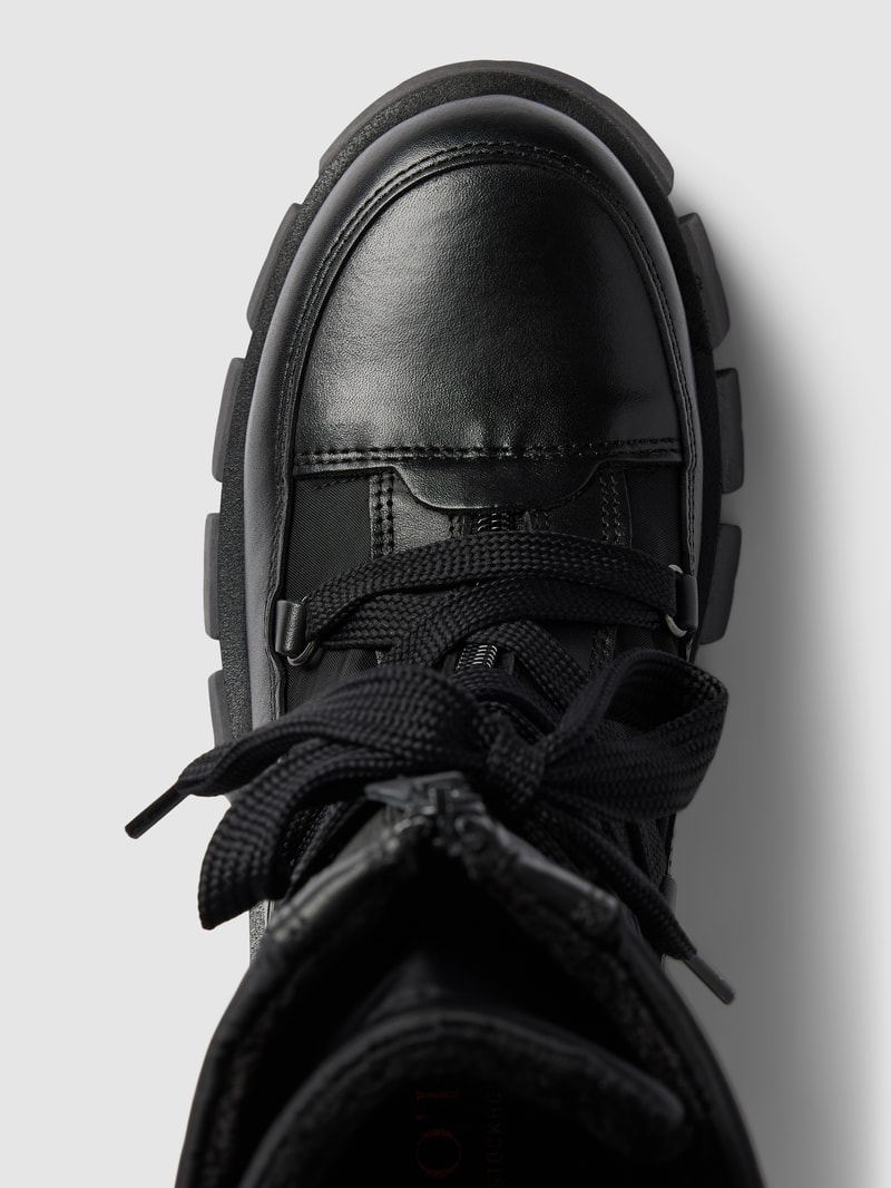 Boots mit Plateausohle Modell 'LISBETH' in schwarz