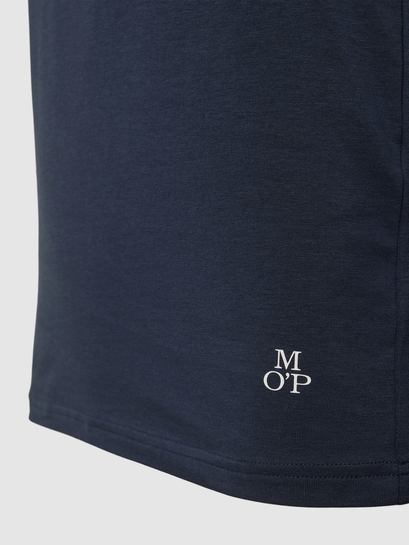T-Shirt im 2er-Pack Modell 'ESSENTIALS' in dunkelblau
