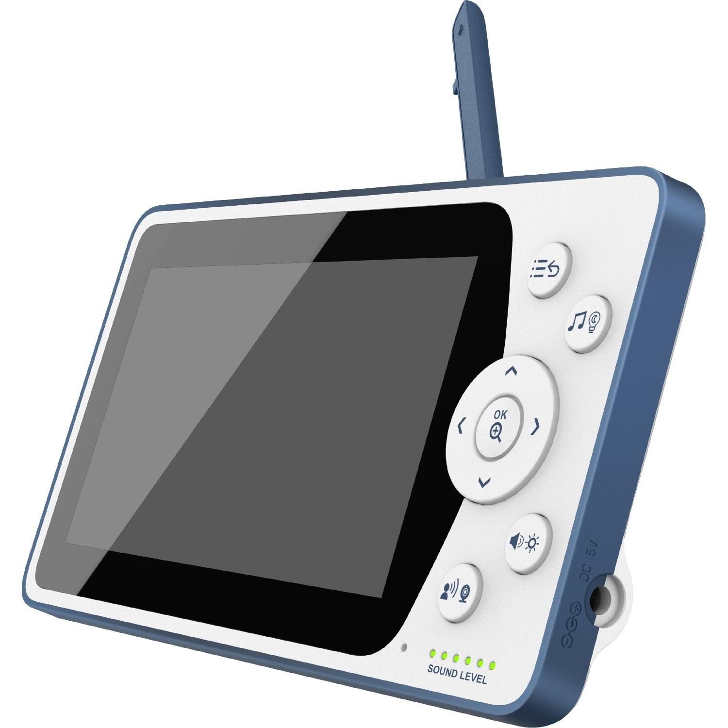 Telefunken Video-Babyphone VM-M700 Video-Babyphone 5‘‘ Display Infrarotmodus 1280x720px
