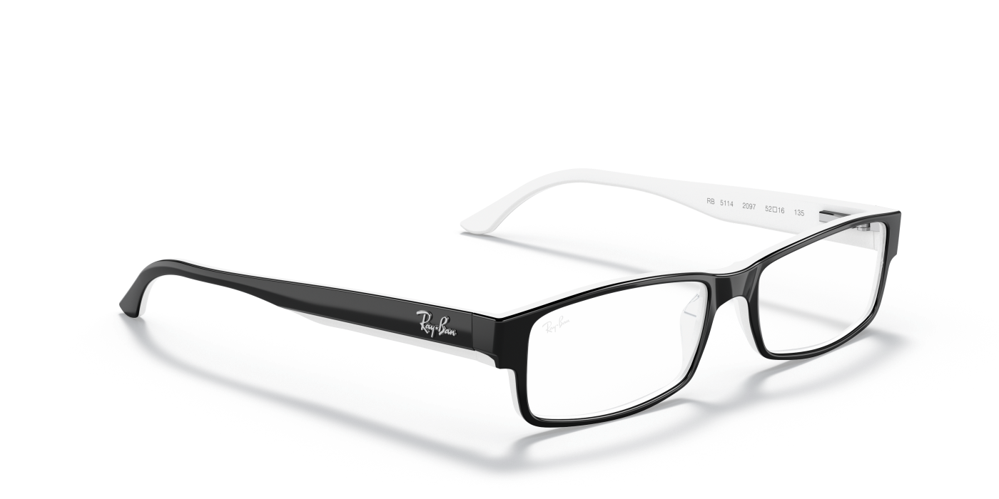 RB5114 OPTICS - Negru lucios pe alb