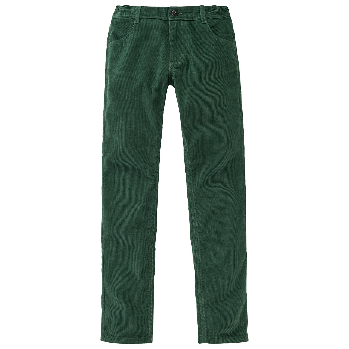 Jungen Cordhose mit verstellbarem Bund dunkelgrün