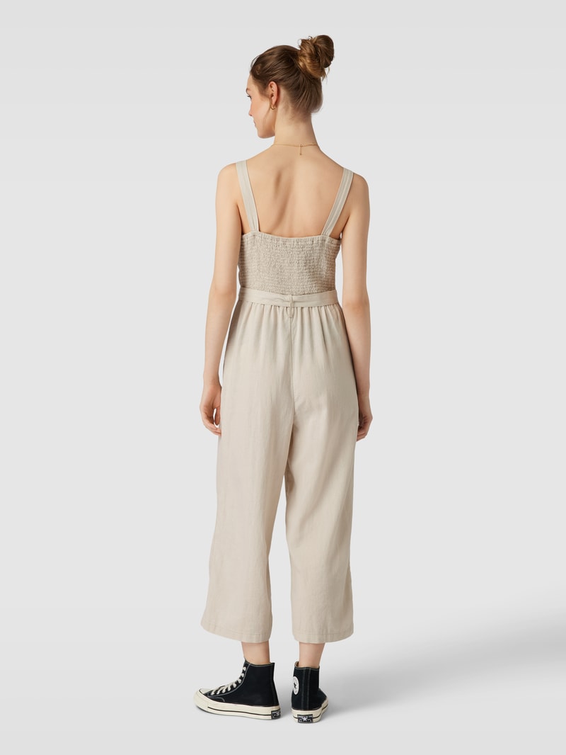 Jumpsuit mit Streifenmuster Modell 'CANYON' in sand