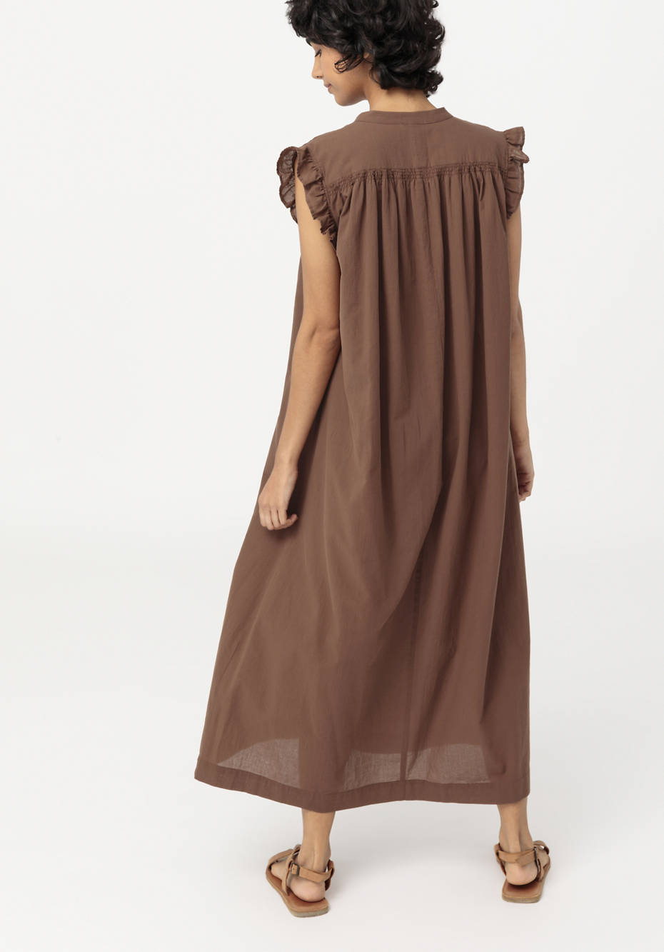 Crêpe-Kleid aus reiner Bio-Baumwolle