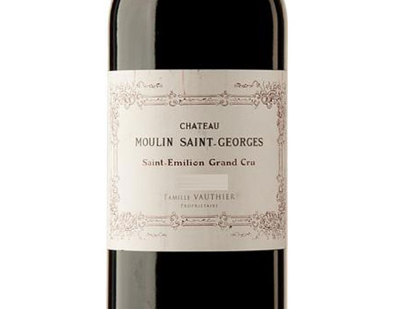 Château Moulin Saint Georges 2012 Bordeaux Saint-Emilion Grand Cru