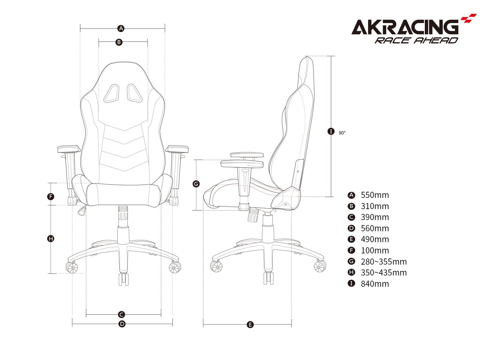 AKRacing Gaming-Stuhl 