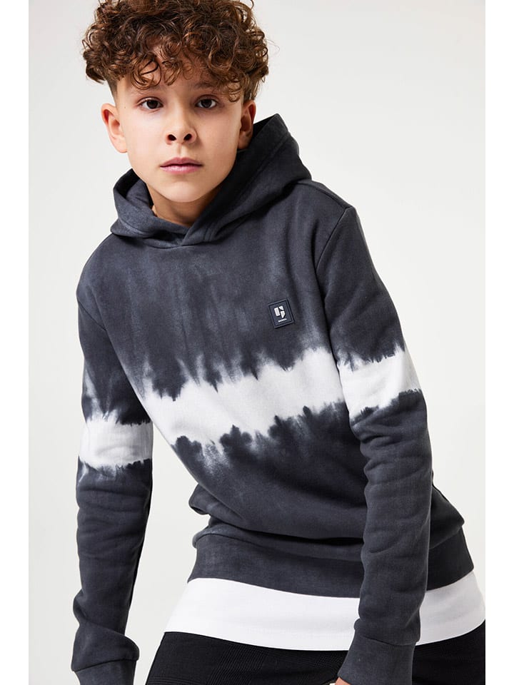Garcia Hoodie in Anthrazit/ Weiß günstig kaufen