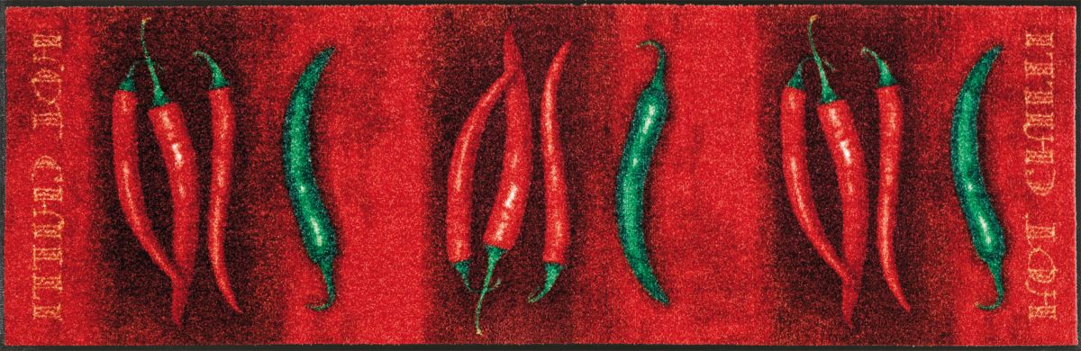 Fußmatte wash dry Hot Chilli 60 x 180 cm