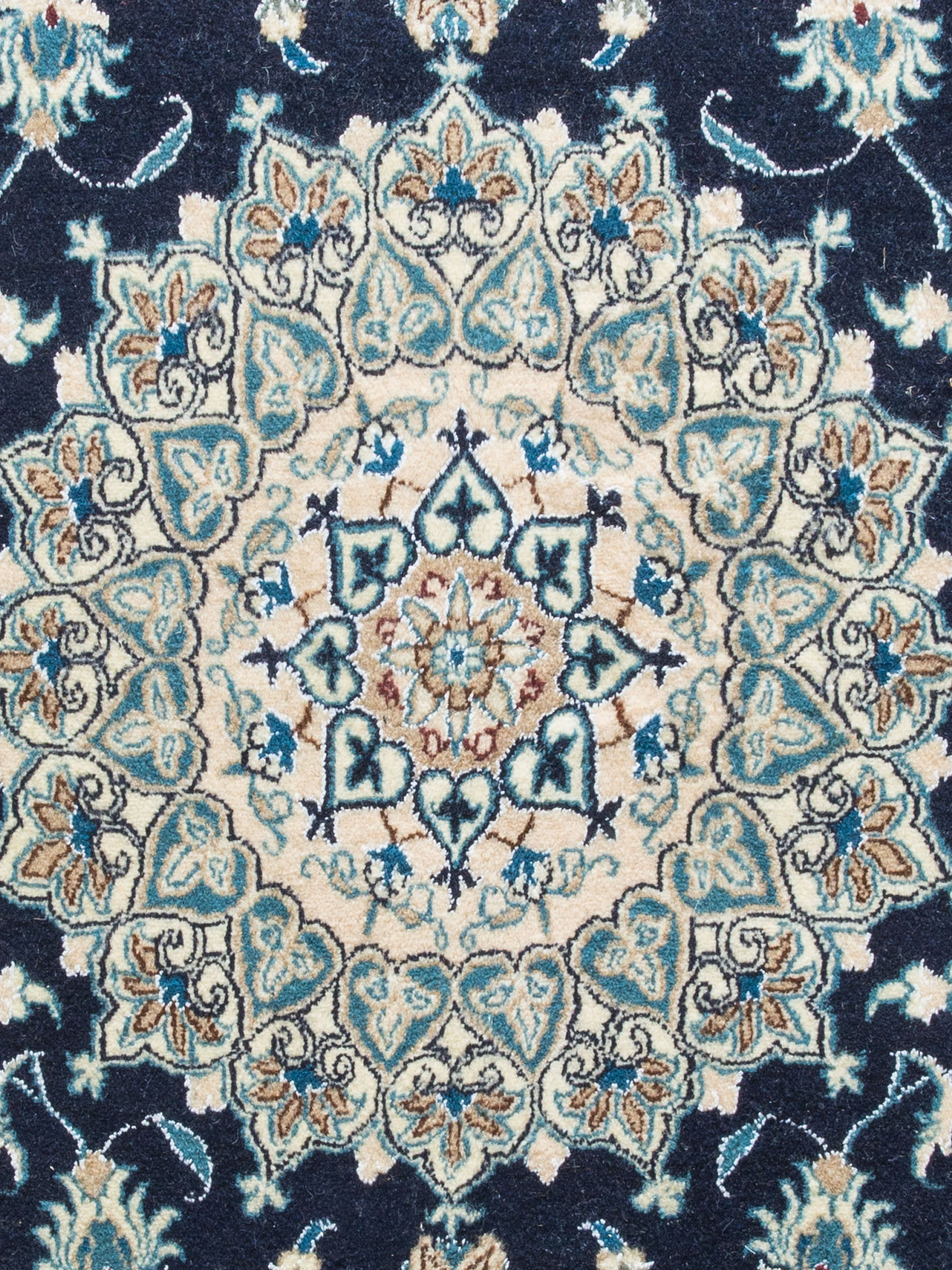Kaschmar Nain 12 Lah ca. 198 x 307 cm, Unikat / Einzelstück