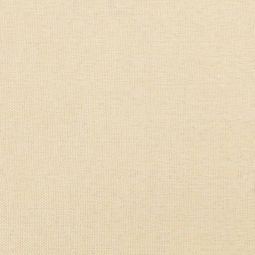 vidaXL Schaukelstuhl Schaukelstuhl Creme Stoff (1 St)