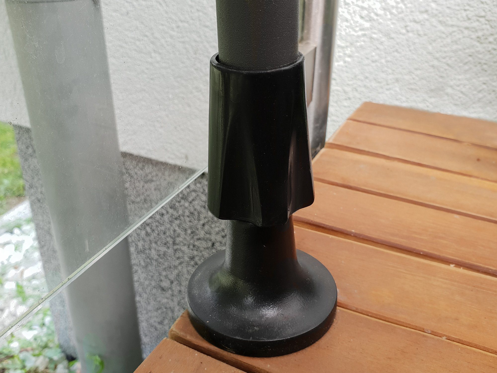 Swing&Harmonie Klemmmarkise LED - Balkonmarkise mit Kurbel Sonnenschutz Markise Terrasse Balkon 200/250/300/350 cm
