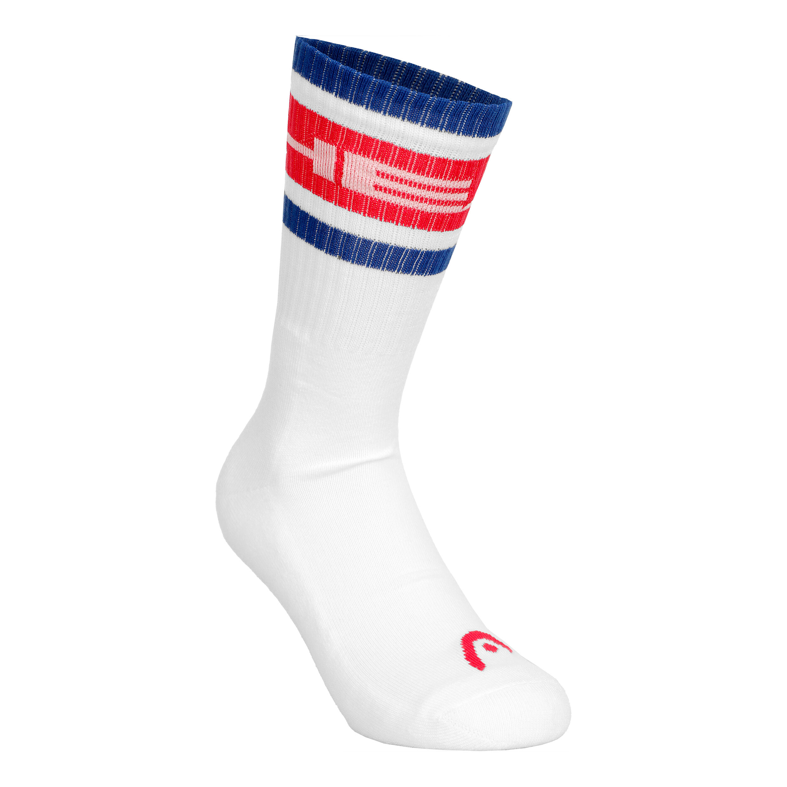 Crew Tennissocken - Weiß, Mehrfarbig