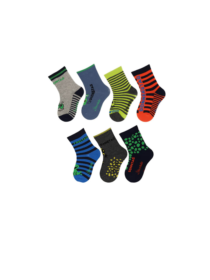 Sterntaler Socken 7er-Box Wochentage in mittelblau günstig kaufen 22