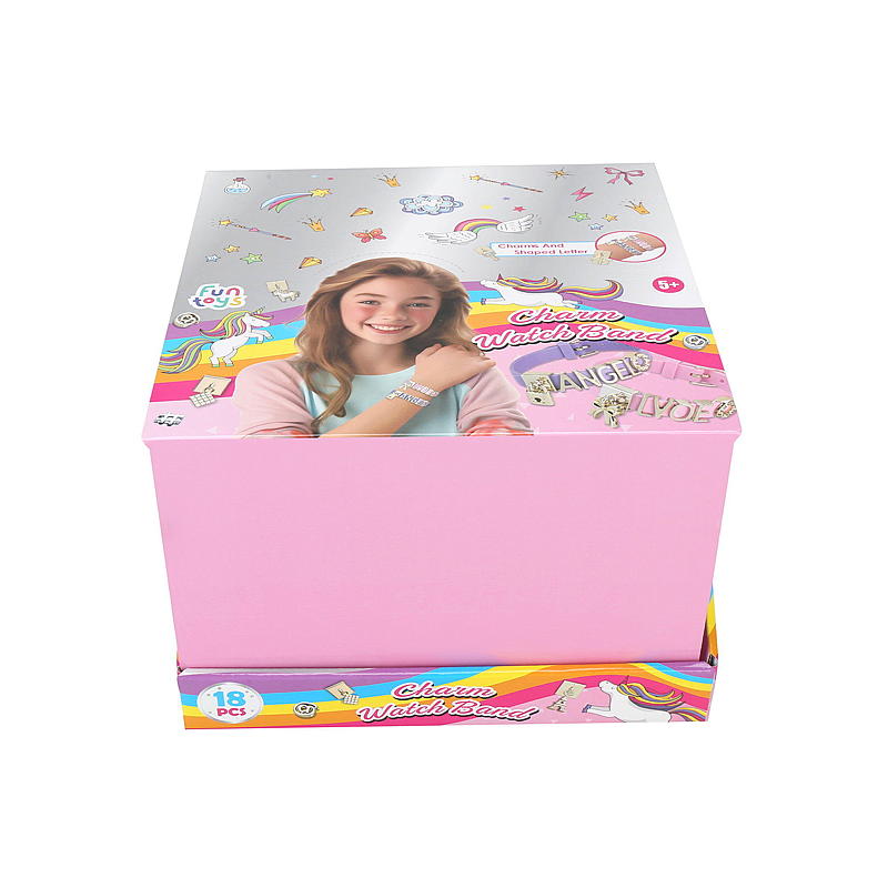 FunToys Armbånd m/charms og bokstaver diy