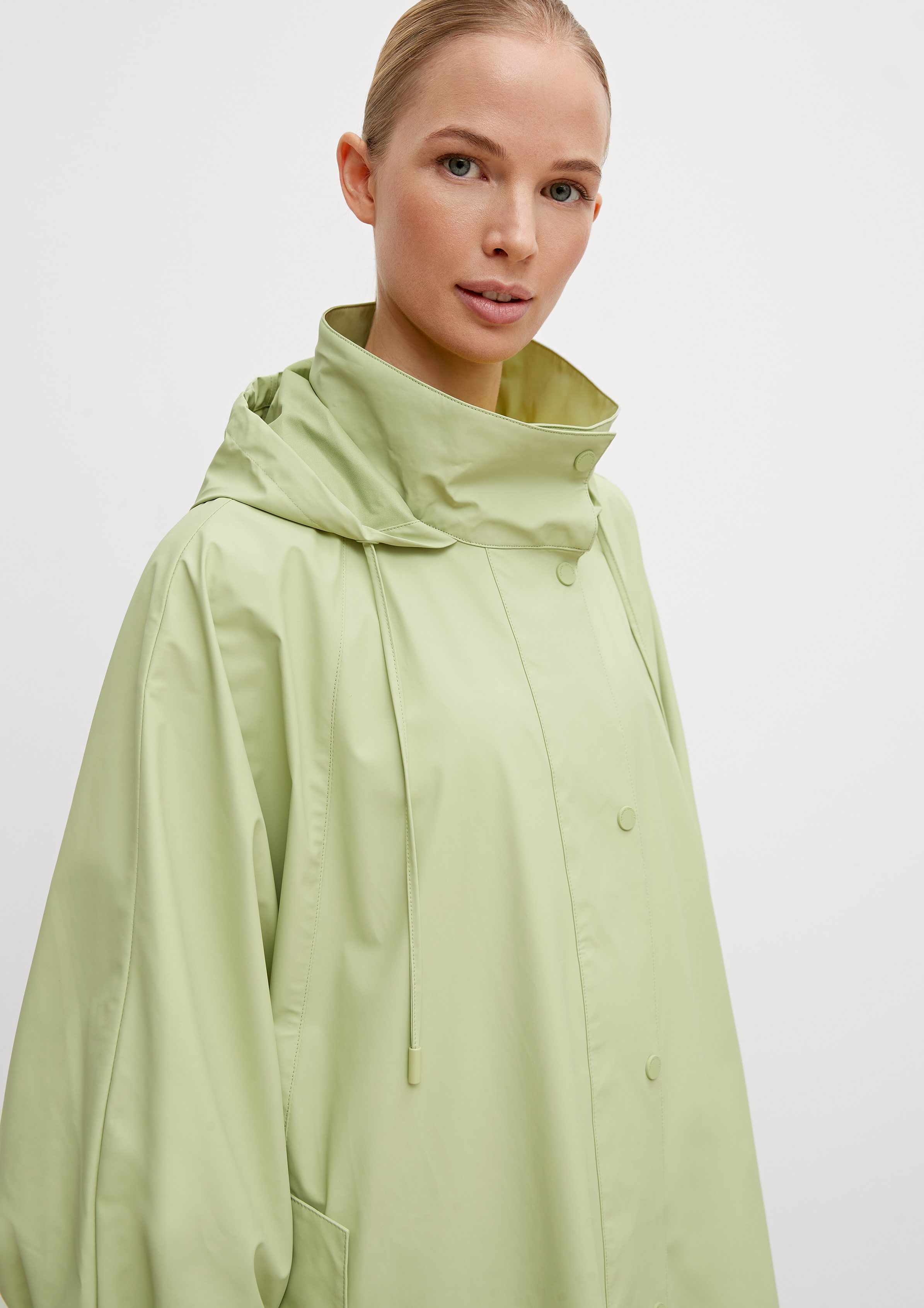 comma casual identity Blusenblazer Poncho mit Knopfleiste