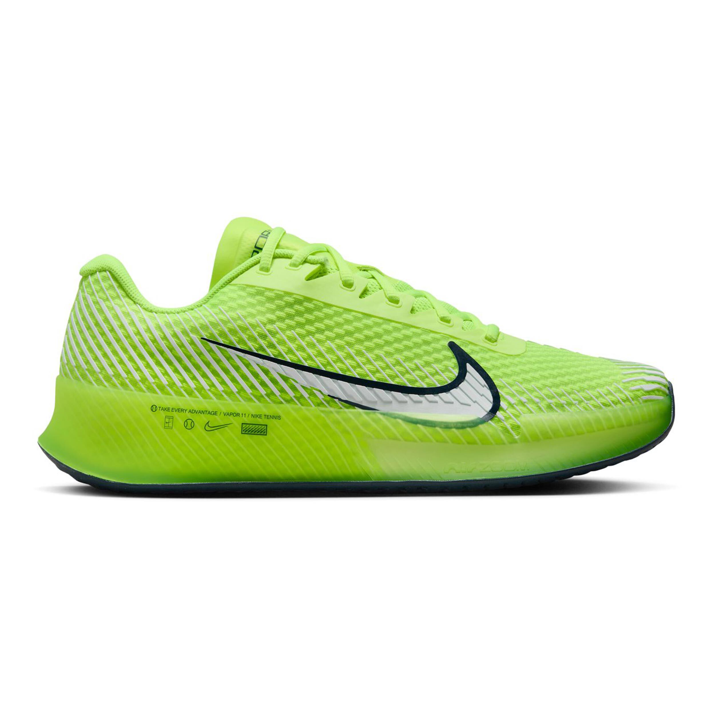 Air Zoom Vapor 11 Allcourtschuh Herren - Neongelb