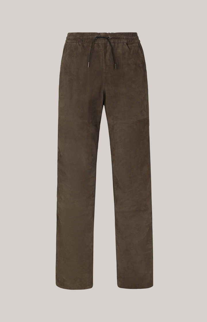 Lederhose in Grau-Braun